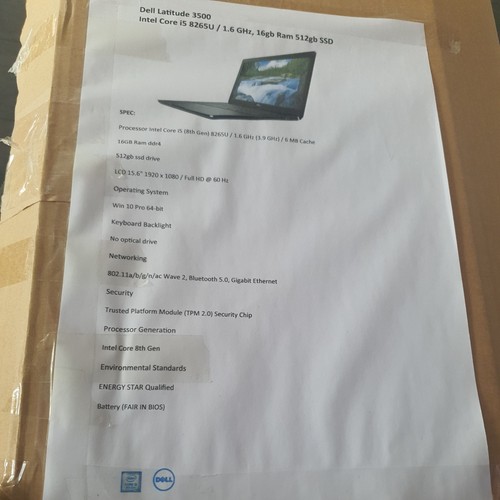 Dell latitude 3500 8265 - 3500, i5